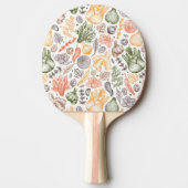 Raquette De Ping Pong Cuisine Garden Motif végétal (Devant)