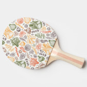 Raquette De Ping Pong Cuisine Garden Motif végétal (Côté)