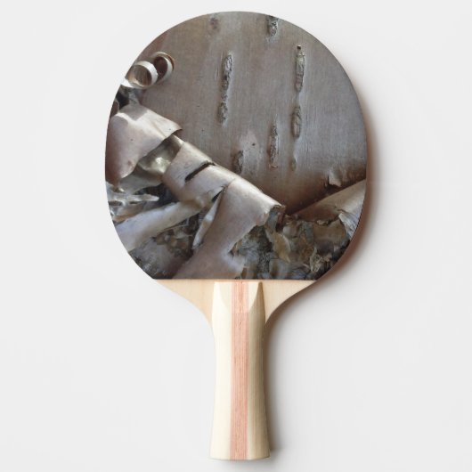 Raquette De Ping Pong Curly Birch Bark Tree Rustic (Devant)