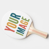 Raquette De Ping Pong Custom Logo Here | Add Your Own Design (Côté)