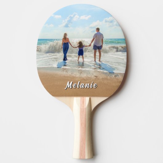 Raquette De Ping Pong Custom Photo Ping Pong Paddles Personalized Name (Devant)