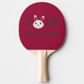 Raquette De Ping Pong Cute 2023 Année du lapin (Devant)