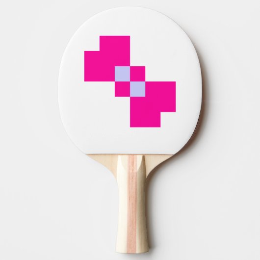 Raquette De Ping Pong Cute 8 bits Pixel Bow (Devant)