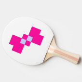 Raquette De Ping Pong Cute 8 bits Pixel Bow (Côté)