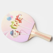 Raquette De Ping Pong Cute Caractère Gâteau Pops (Côté)