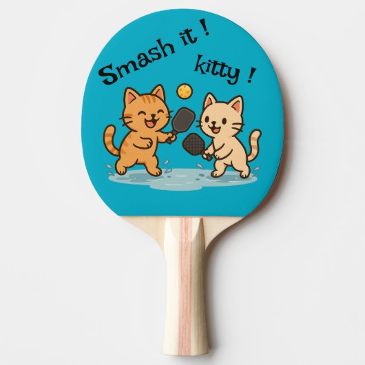 Raquette De Ping Pong Cute Cat Pickleball Ping Pong Paddle (Devant)