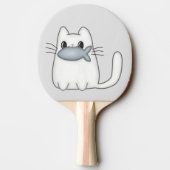 Raquette De Ping Pong Cute chat avec poisson Prix (Dos)