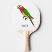 Raquette De Ping Pong Cute happy parrot (Dos)