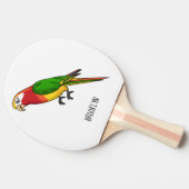 Raquette De Ping Pong Cute happy parrot (Côté)