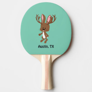 Raquette De Ping Pong Cute Jackalope - Austin, Texas