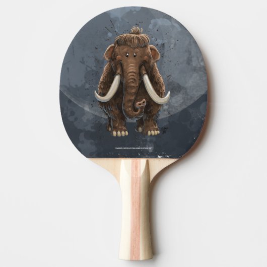 Raquette De Ping Pong Cute Mastodon (Devant)
