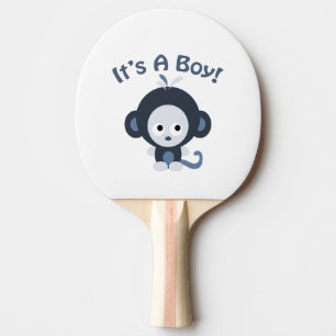 Raquette De Ping Pong Cute Monkey - C'est un garçon !