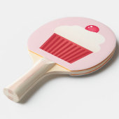 Raquette De Ping Pong Cute motif Cupcakes (Devant Angle)