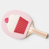 Raquette De Ping Pong Cute motif Cupcakes (Côté)