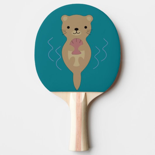 Raquette De Ping Pong Cute Otter (Devant)