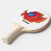 Raquette De Ping Pong Cute Siamese combat poisson betta dessin (Devant Angle)