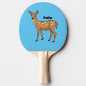 Raquette De Ping Pong Cute spotted of er cartoon (Dos)