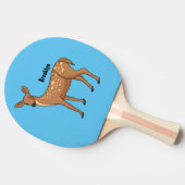Raquette De Ping Pong Cute spotted of er cartoon (Côté)