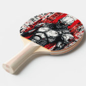 Raquette De Ping Pong Cyberpunk Guerrier Graffiti Ping Paddle - (Devant Angle)