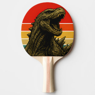 Raquette De Ping Pong Dadzilla Père De La Fête des pères Des Monstres