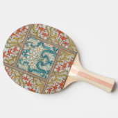 Raquette De Ping Pong Daffodique chintz papier peint à fleurs Art nouvea (Côté)