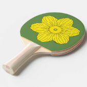 Raquette De Ping Pong Daffodique héraldique (Devant Angle)