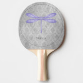 Raquette De Ping Pong Damas de libellule violette (Devant)