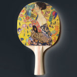 Raquette De Ping Pong Dame Gustav Klimt Avec Ventilateur<br><div class="desc">Dame Gustav Klimt Avec Ventilateur</div>