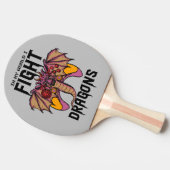 Raquette De Ping Pong Dans Mon Monde, Je Lutte Contre Les Dragons (Côté)