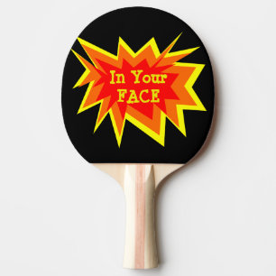 Raquette De Ping Pong Dans votre palette de ping-pong de visage