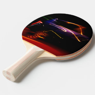 Raquette De Ping Pong danse de voiture violette
