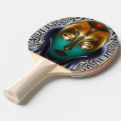 Raquette De Ping Pong Daria Cyborg Queen Tech Ping Pong Paddle (Devant Angle)