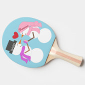 Raquette De Ping Pong Darling Snowpeople in Love : Bleu clair (Côté)