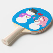 Raquette De Ping Pong Darling Snowpeople in Love : Vert bleu (Devant Angle)