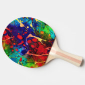 Raquette de ping pong d'art moderne (Côté)