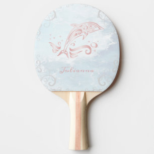 Raquette De Ping Pong Dauphin rose Ping Paddle personnalisé