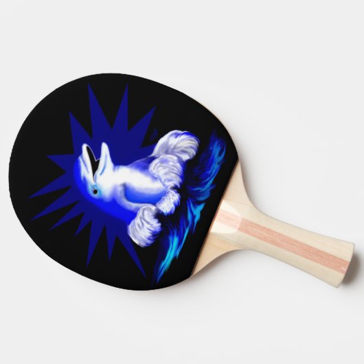 Raquette De Ping Pong Dauphin souriant (Côté)