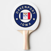 Raquette De Ping Pong Davenport Iowa (Devant)