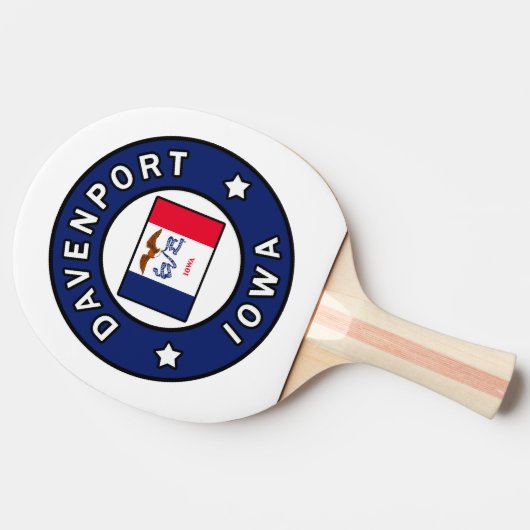 Raquette De Ping Pong Davenport Iowa (Côté)