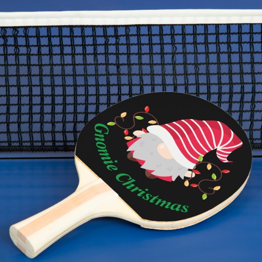 Raquette de ping pong de Noël Gnomie (Insitu)