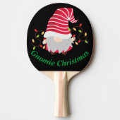 Raquette de ping pong de Noël Gnomie (Devant)
