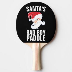 RAQUETTE DE PING PONG DE NOËL POUR GARÇON MÉCHANT