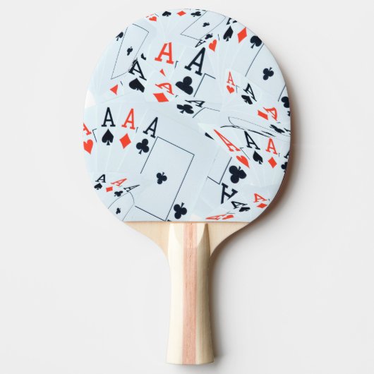 Raquette De Ping Pong "Deck of Destiny : Layered Aces in a Poker Shuffle (Devant)