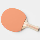 Raquette De Ping Pong Décor couleur rose saumon personnalisable (Côté)