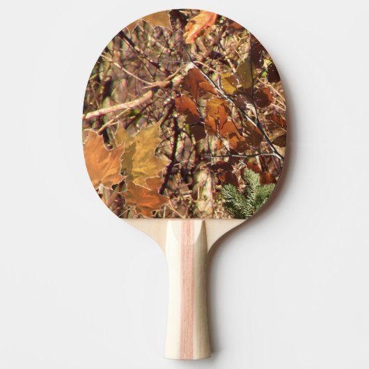 Raquette De Ping Pong Décor de peinture de camouflage du chasseur (Devant)