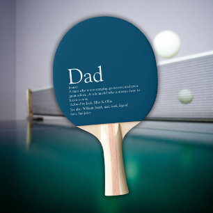 Raquette De Ping Pong Définition de Papa Bleu Moderne Fête des Pères