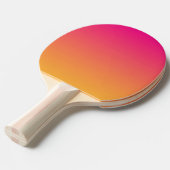 Raquette De Ping Pong dégradé rose et orange (Devant Angle)