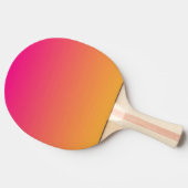 Raquette De Ping Pong dégradé rose et orange (Côté)
