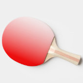 Raquette De Ping Pong Dégradé rouge et blanc | (Côté)