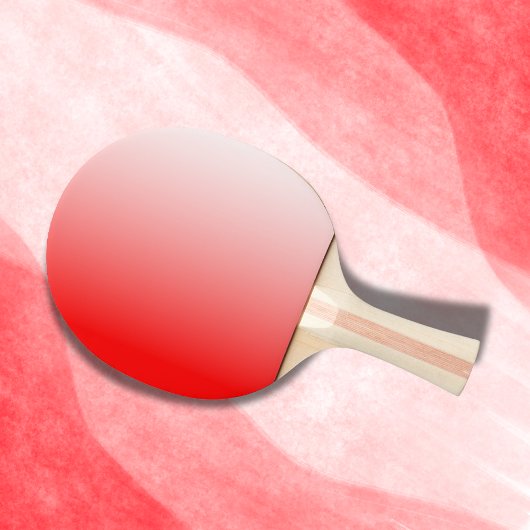 Raquette De Ping Pong Dégradé rouge et blanc |